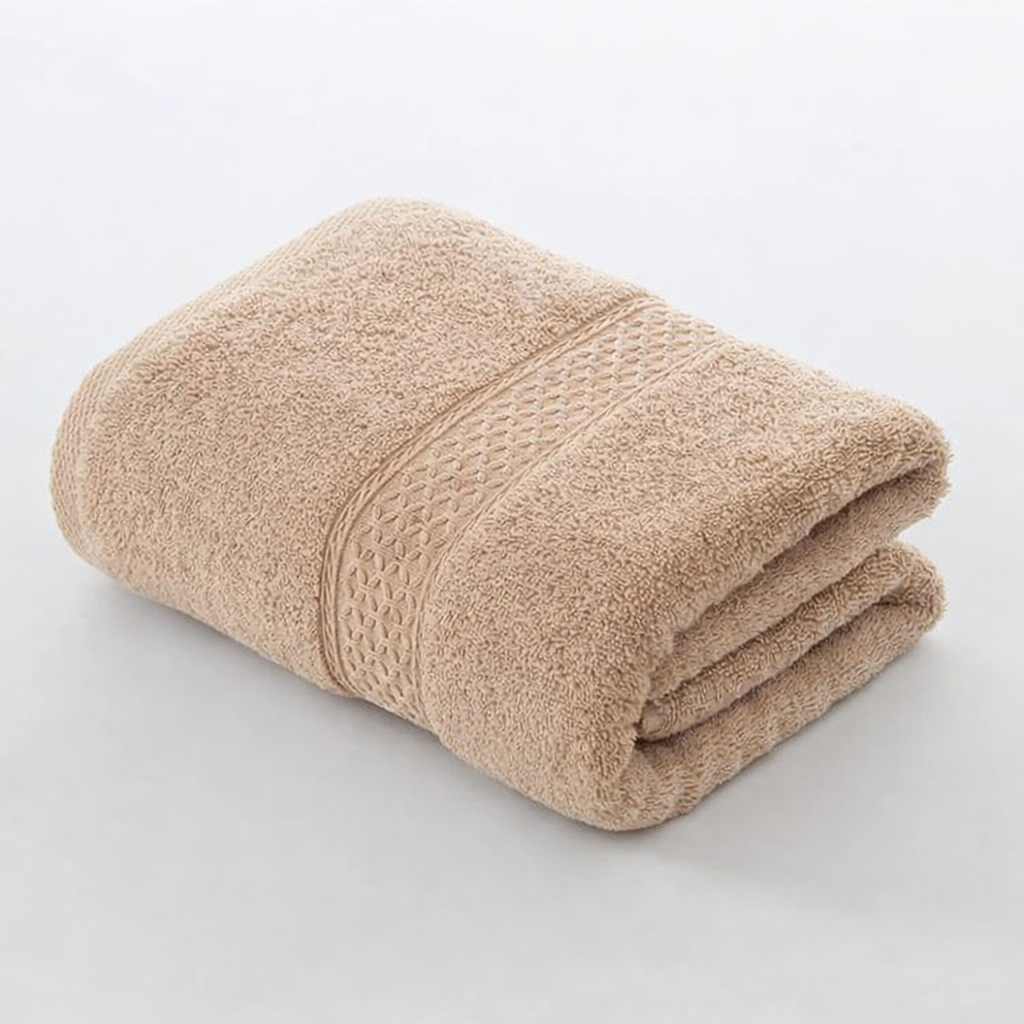 Linteva Soft Absorbent Solid Colour Multipurpose 5-Piece Cotton Towel Set