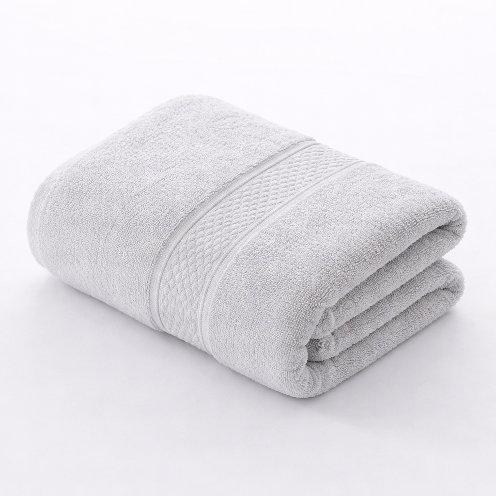 Linteva Soft Absorbent Solid Colour Multipurpose 5-Piece Cotton Towel Set