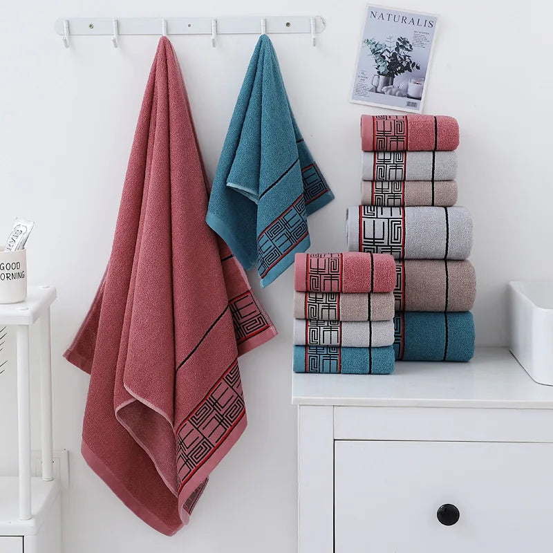 Linteva Super Soft Absorbent Pure Cotton Jacquard Towel