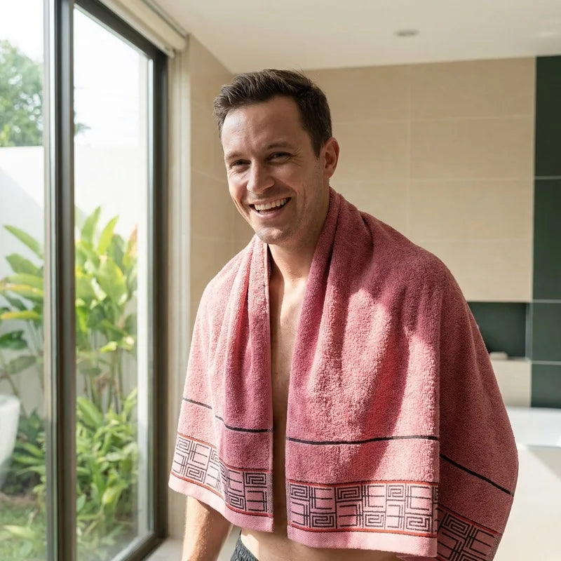 Linteva Super Soft Absorbent Pure Cotton Jacquard Towel