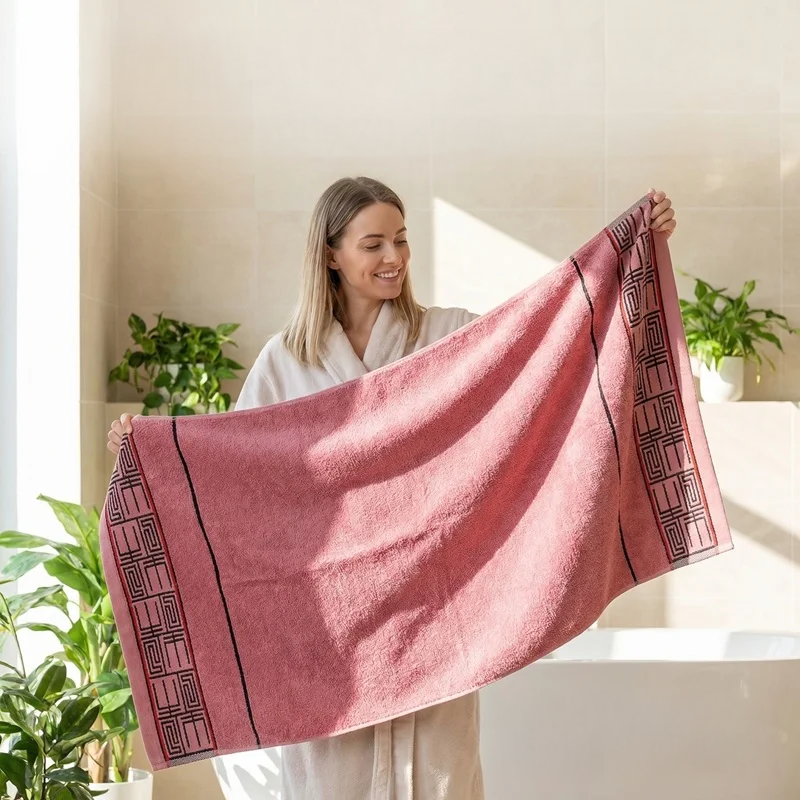 Linteva Super Soft Absorbent Pure Cotton Jacquard Towel