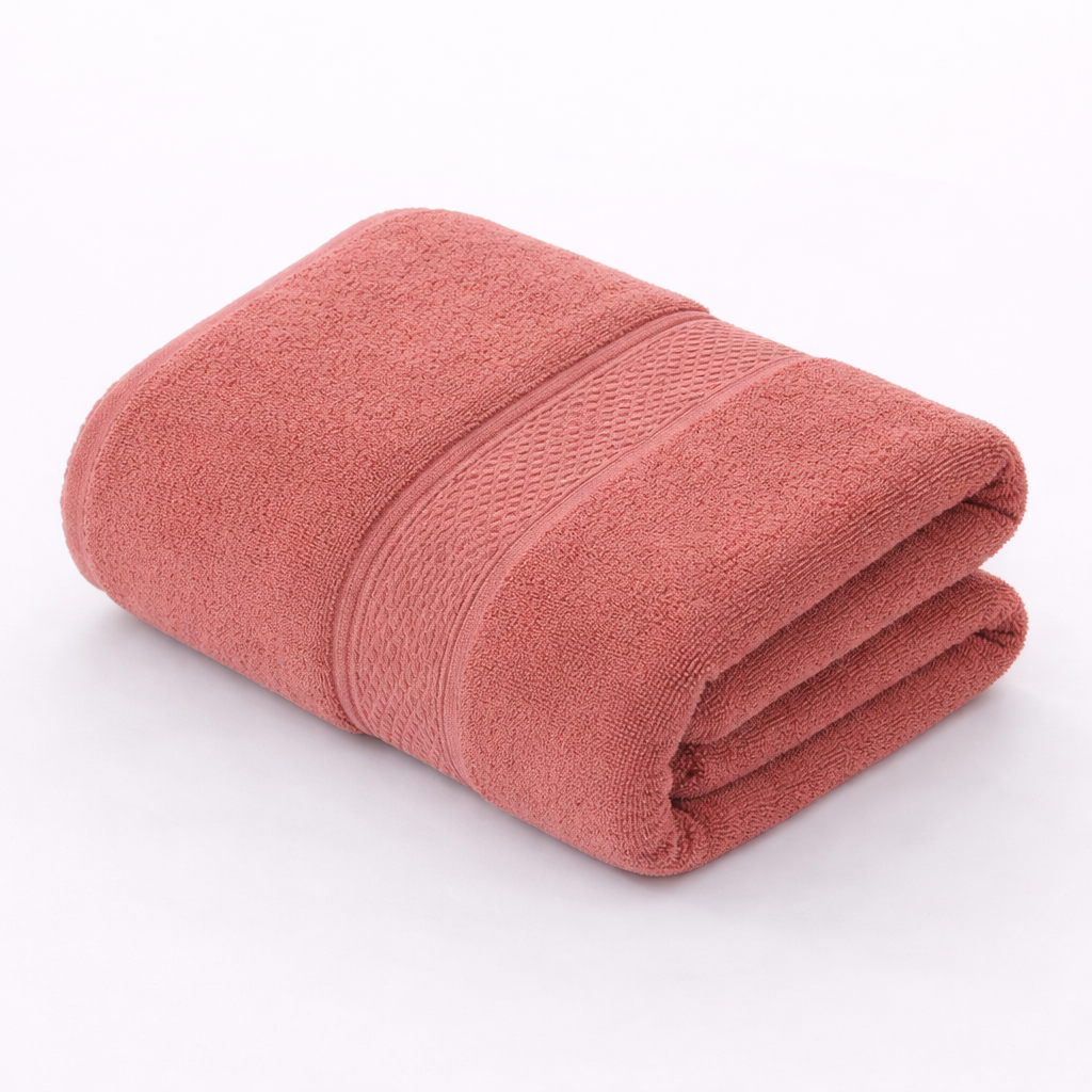 Linteva Soft Absorbent Solid Colour Multipurpose 5-Piece Cotton Towel Set