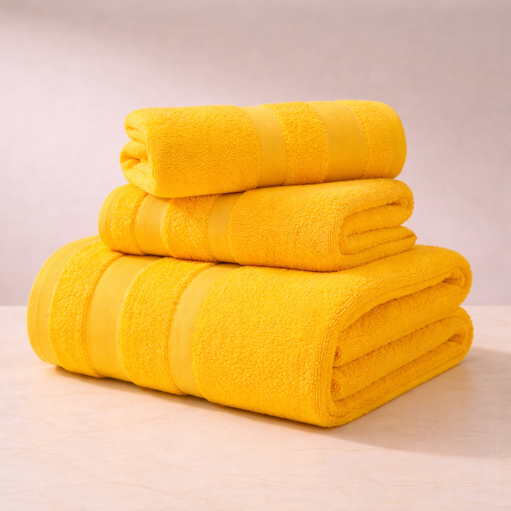 Linteva Absorbent Solid Colour Square Towel