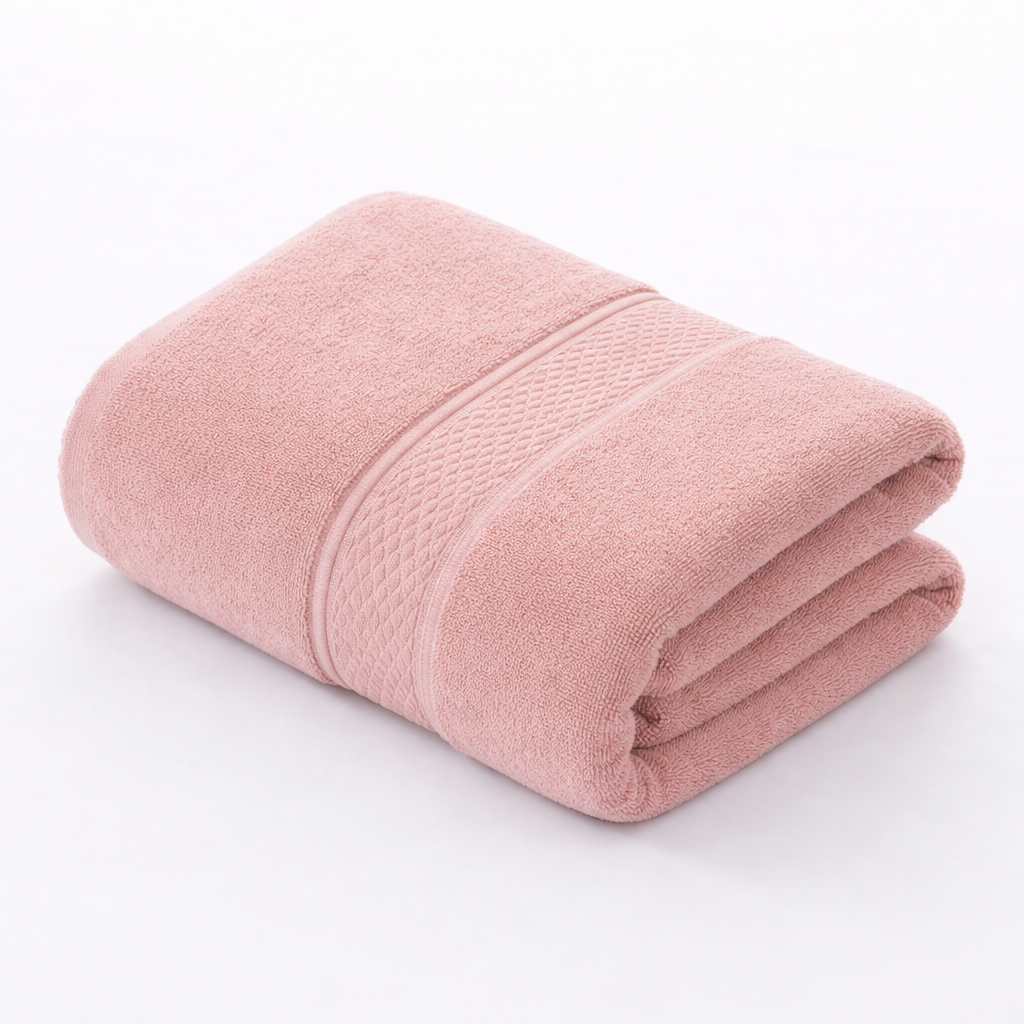 Linteva Soft Absorbent Solid Colour Multipurpose 5-Piece Cotton Towel Set