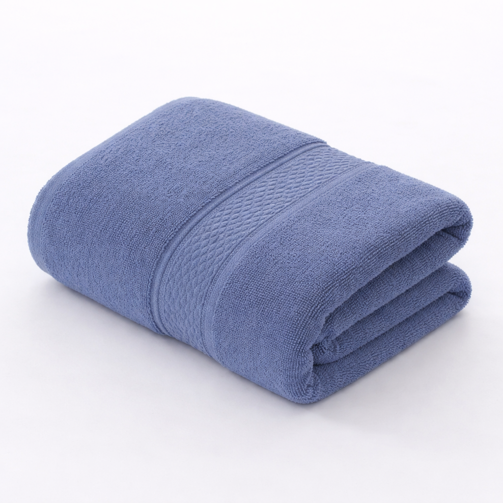 Linteva Soft Absorbent Solid Colour Multipurpose 5-Piece Cotton Towel Set
