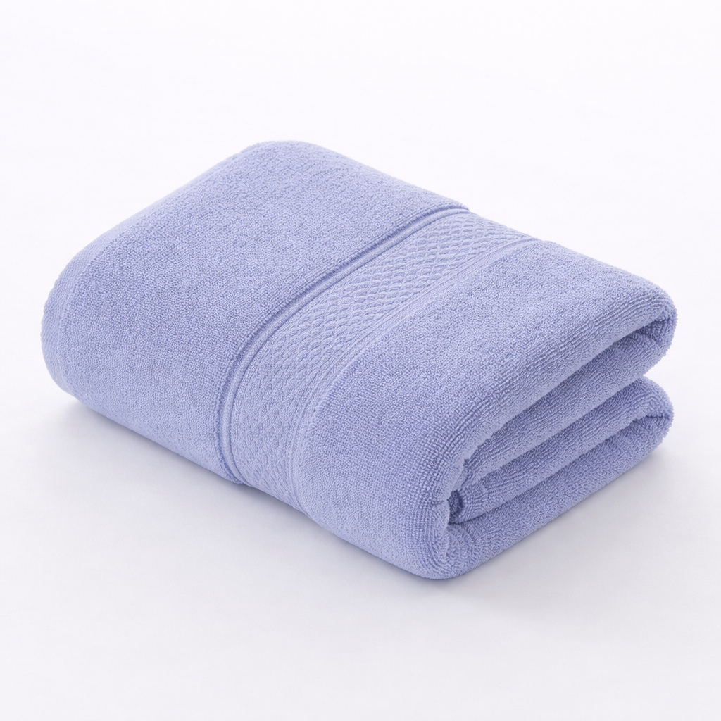 Linteva Soft Absorbent Solid Colour Multipurpose 5-Piece Cotton Towel Set