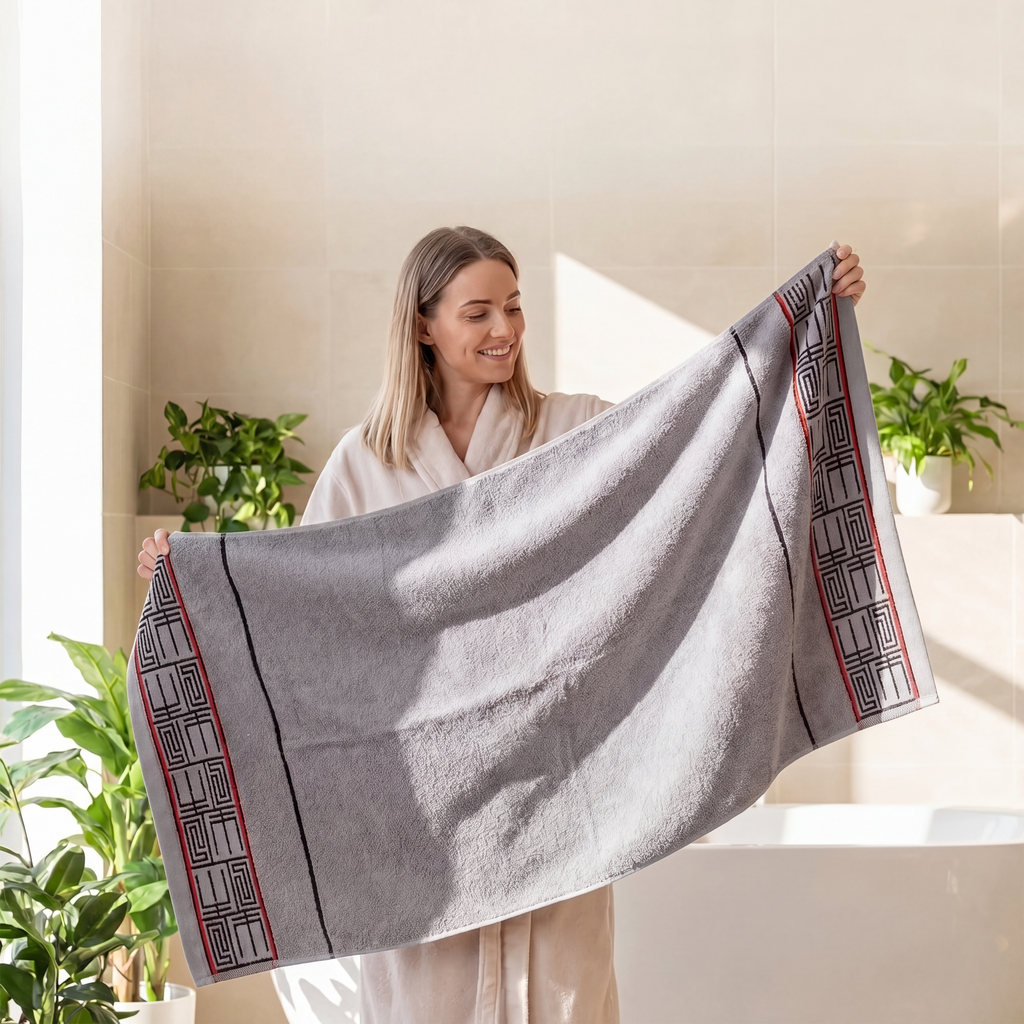 Linteva Super Soft Absorbent Pure Cotton Jacquard Towel